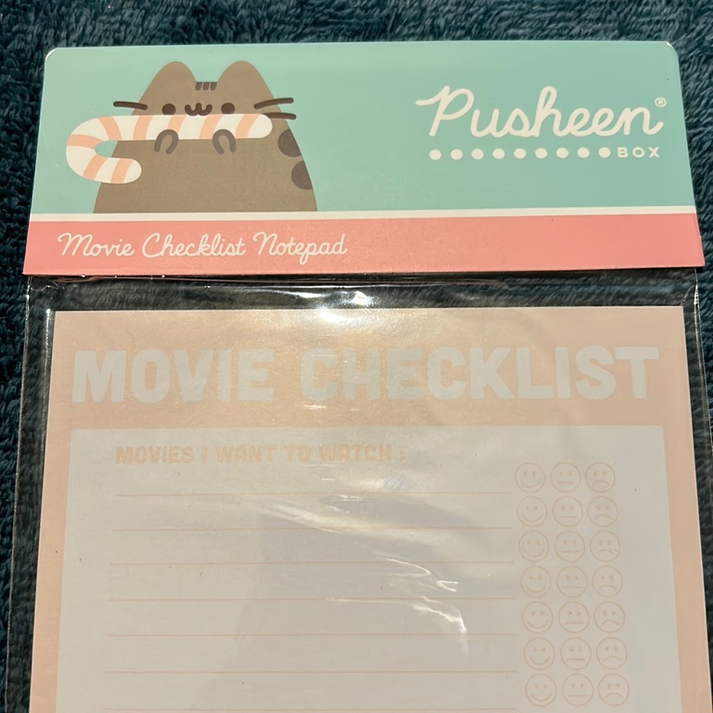 Pusheen movie checklist